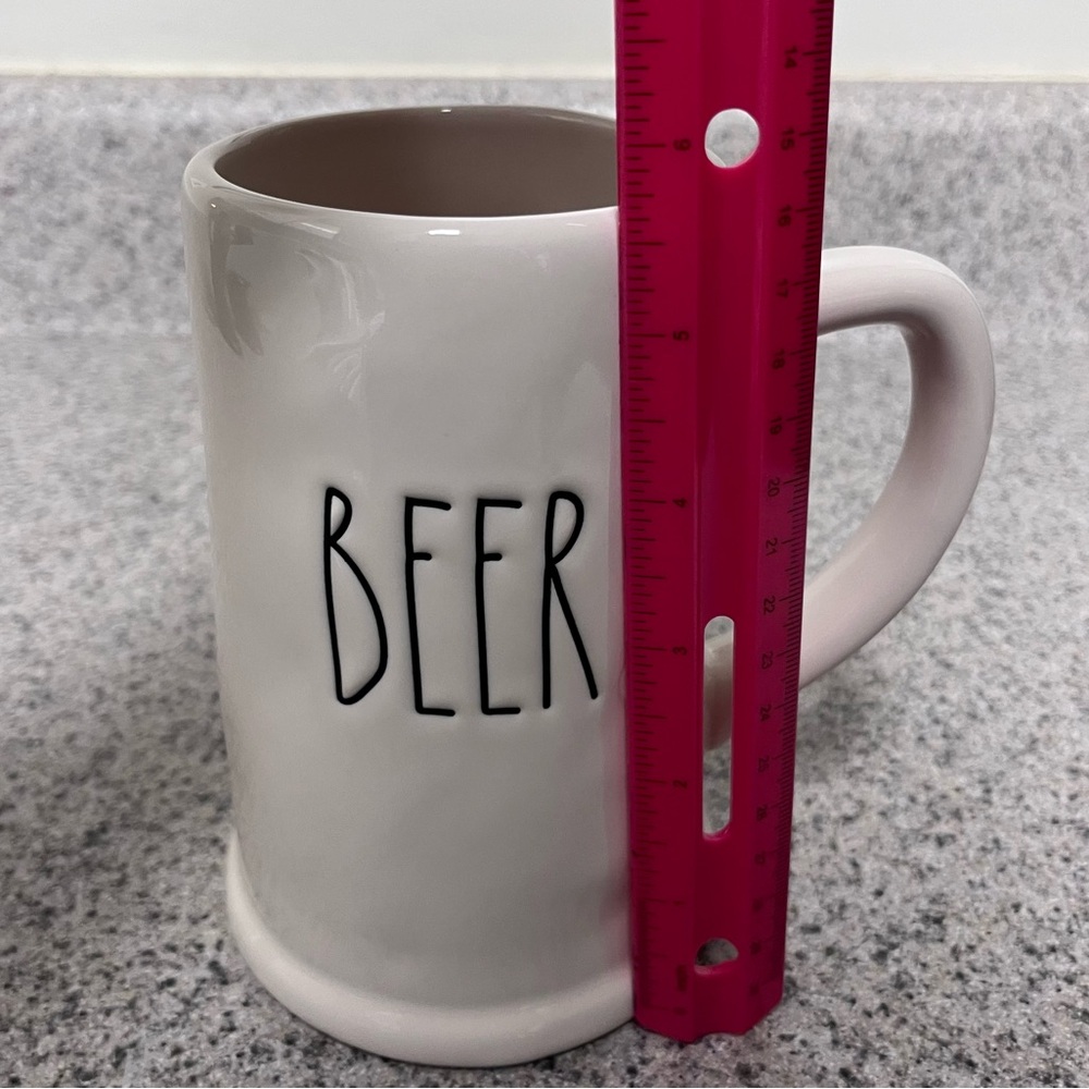 Rae Dunn Black and White Beer Mugs Trio - Picture 14 of 16